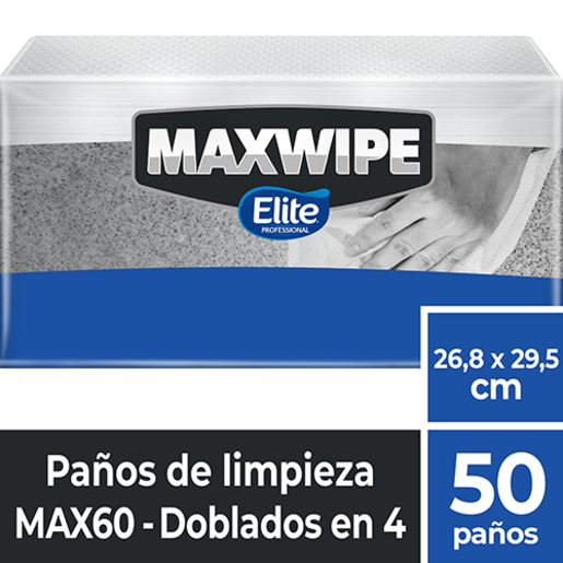 Maxwipe Elite 60 Doblado x50 Unid.