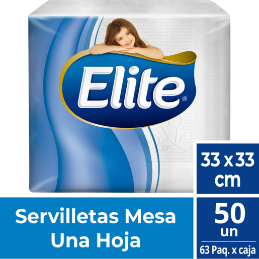 Servilleta Elite Mesa una Hoja 50 unidades x63