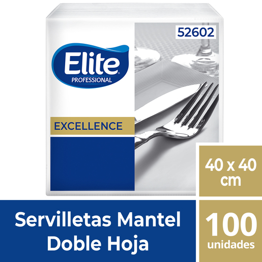 Servilleta Excellence Mantel Doble Hoja 100 unidades x24